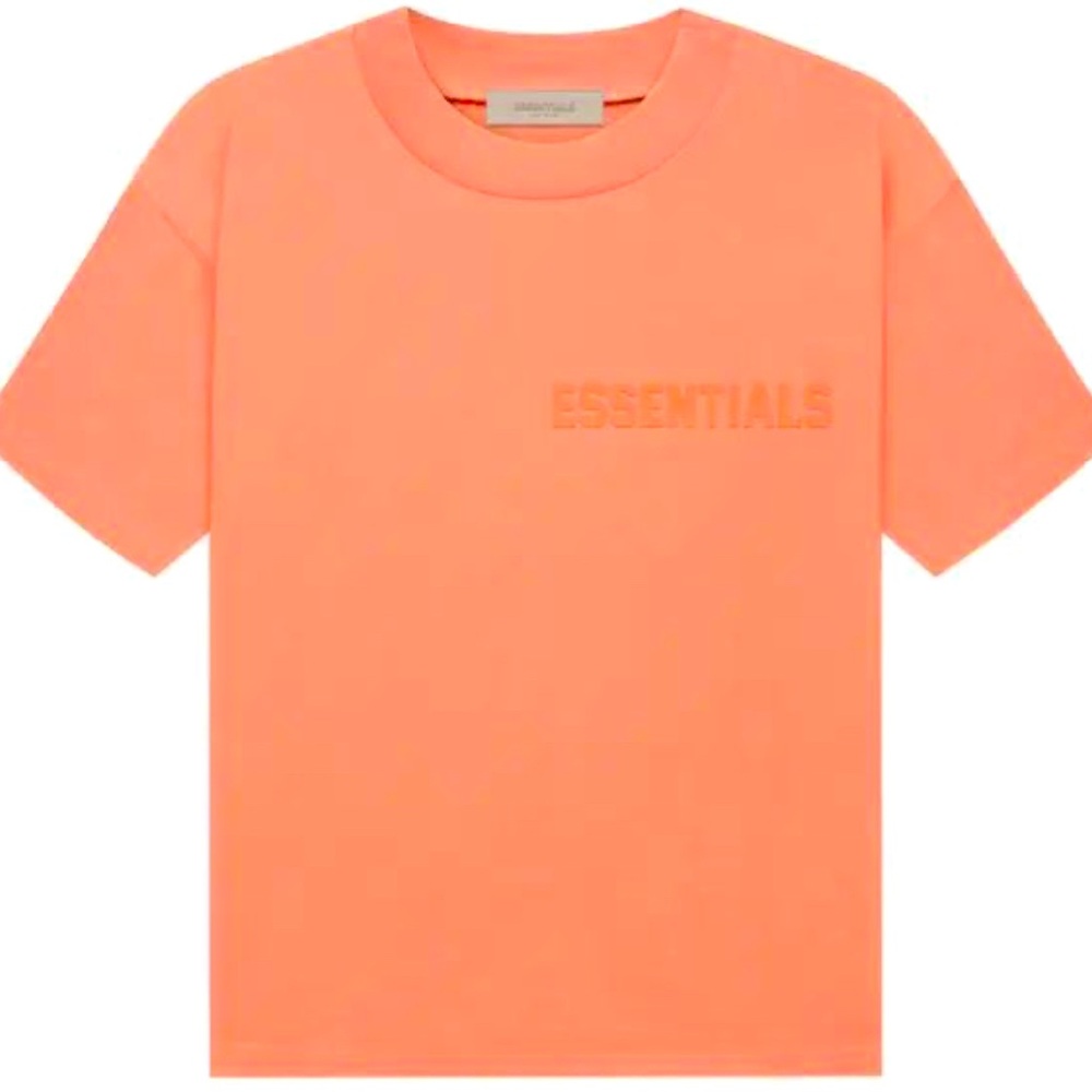 Fear of God  Essentials  Coral Tee Size MEDIUM (1 Size OVERSIZE) 125SU222002F